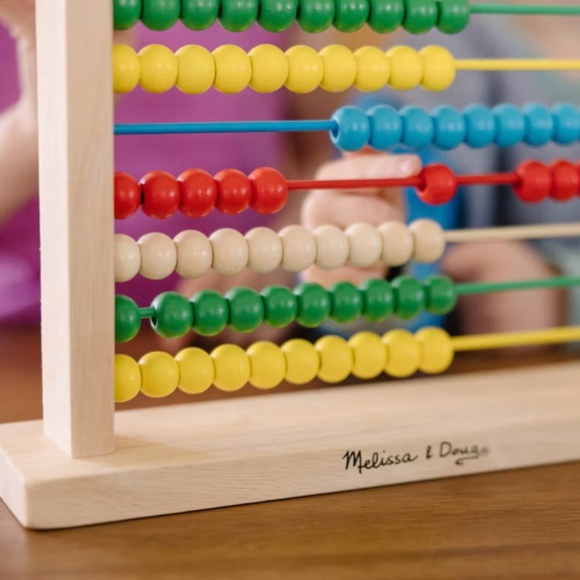 Learning Bundle -Melissa & Doug Abacus & Addition/Subtraction Flash Cards - Picture 6 of 8